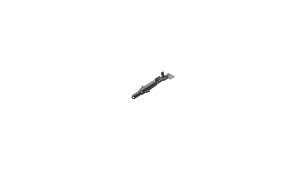 Crimp Terminal, Plug, Pre-Tin, 19A, 24 ... 18AWG, Pack of 100 pieces